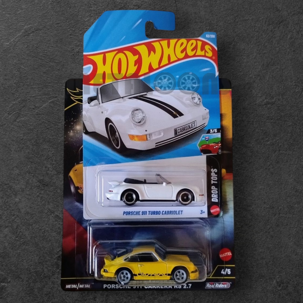 Hot-Wheels-Car-Culture-Porsche-911-Carrera-RS-2.7-(Imported)-&-911-Turbo-Mainline-5