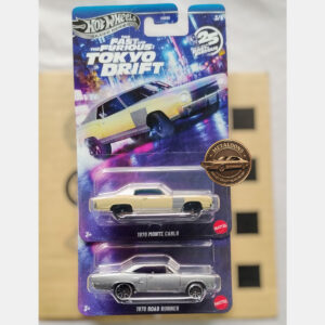 Hot Wheels Silver Series 1970 Monte Carlo with 1970 Road Runner