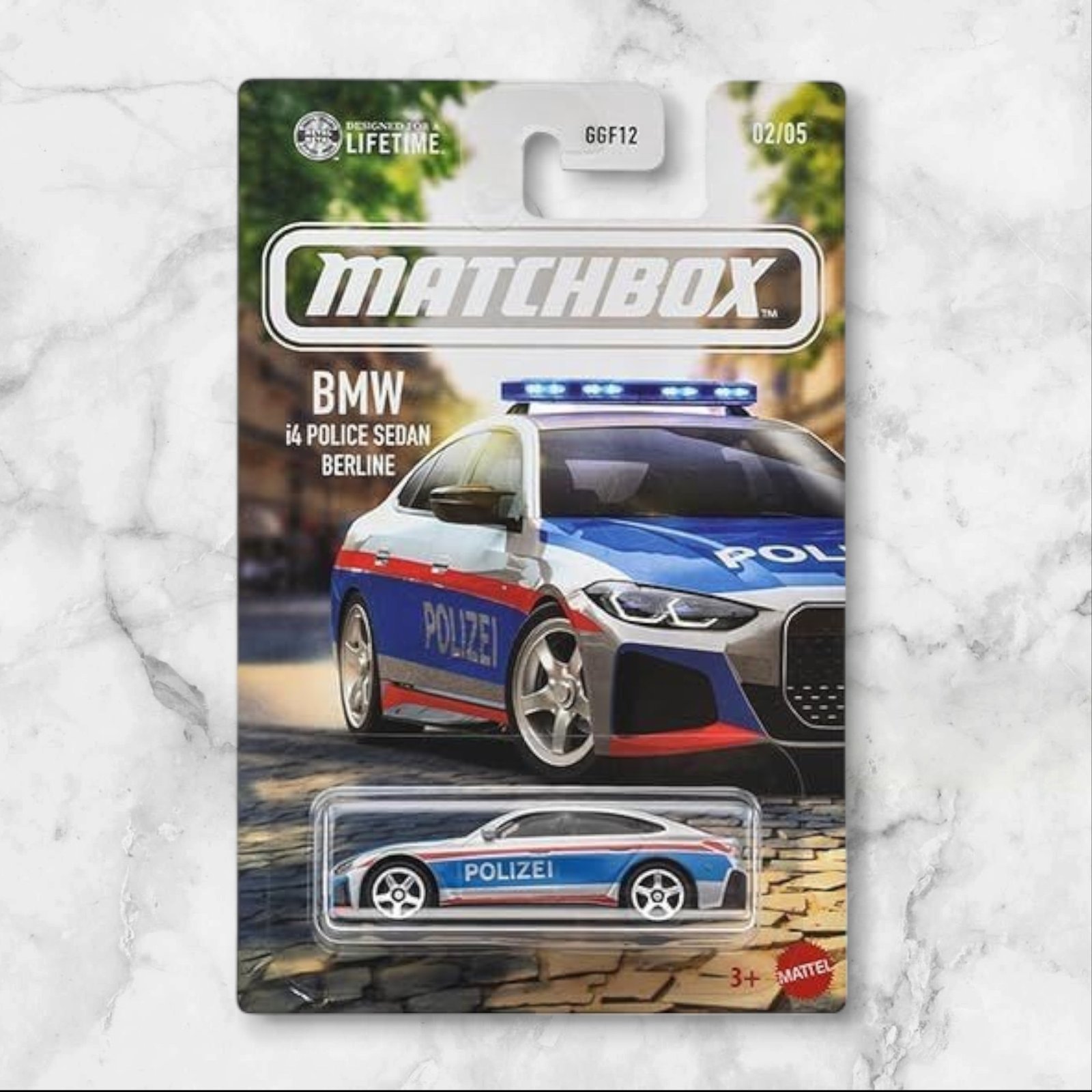 Matchbox European Themed - 2023 BMW i4 Police (Imported) - Image 1