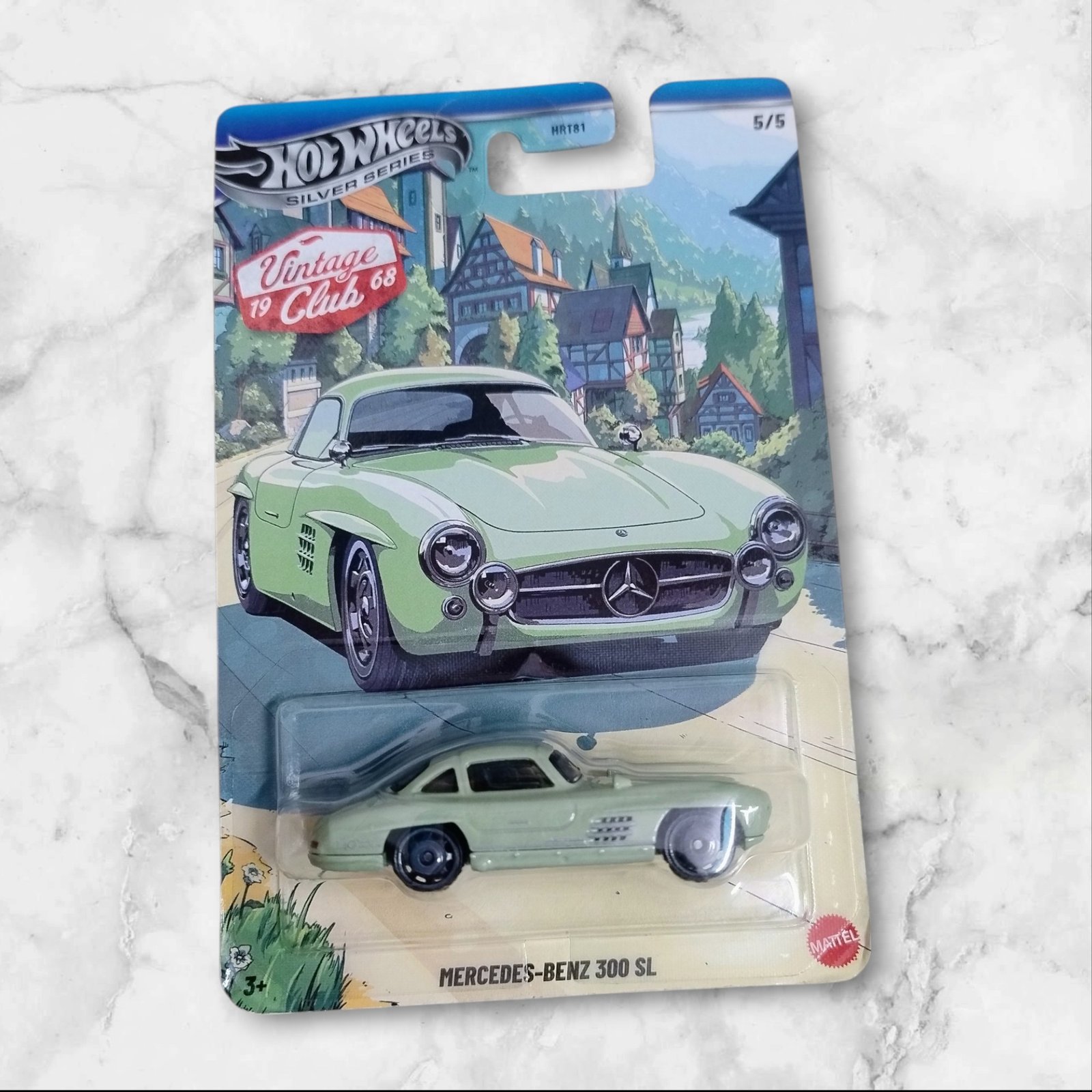 Hot Wheels 5/5 Vintage Club Mercedes-Benz 300 SL - Pista (No Fantasy) - Image 1